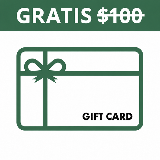 $100 Tarjeta de Regalo